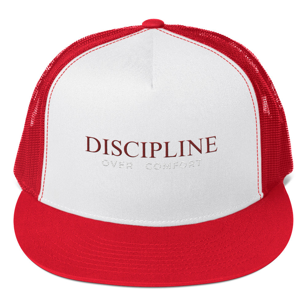 DisciplineOverComfort standard Trucker Cap